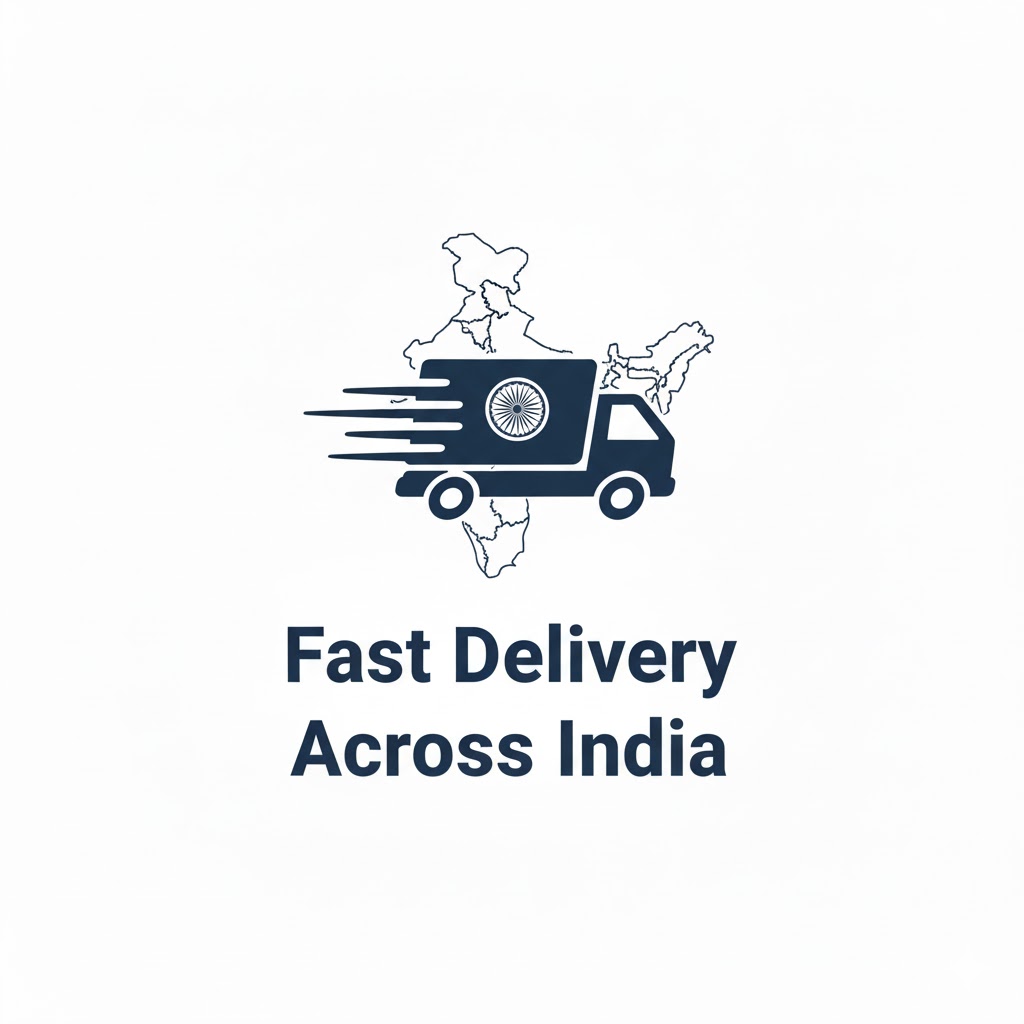 Fast Delivery Across India badge